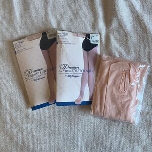 Lot 3 pairs of ballet tights